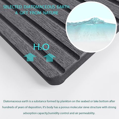 Base absorbente de diatomita NiuYichee para superficies secas.