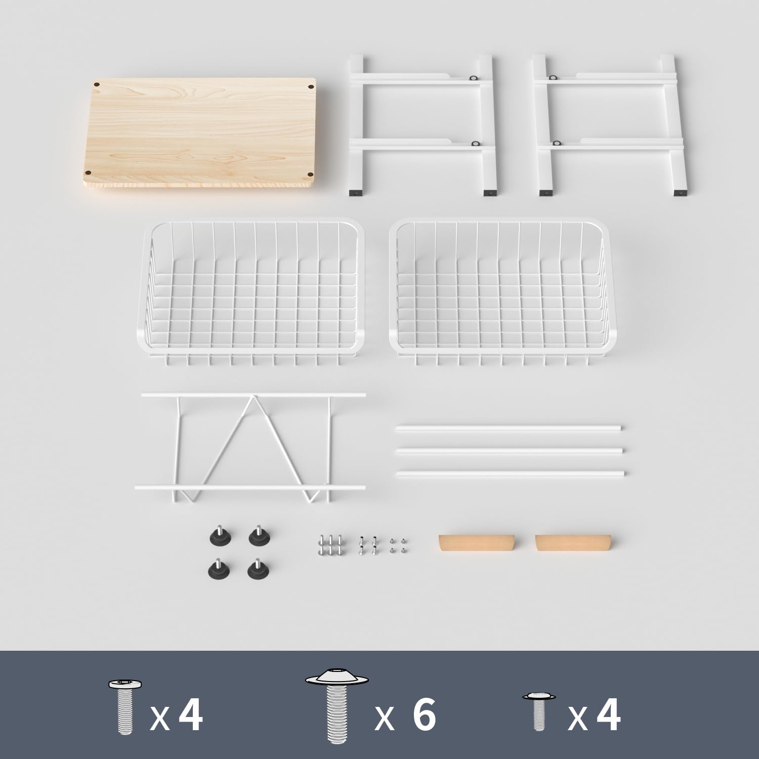 Niuyichee estante vertical multipropósito ofrece organización en varios espacios.