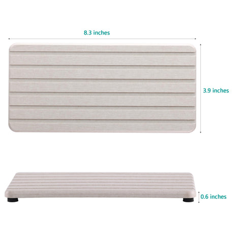 NiuYichee posavasos absorbentes para jabones, plantas y objetos de baño.