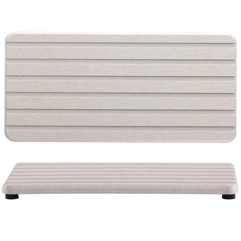 NiuYichee posavasos de diatomita rectangulares estriados ofrecen absorción rápida y control de humedad.