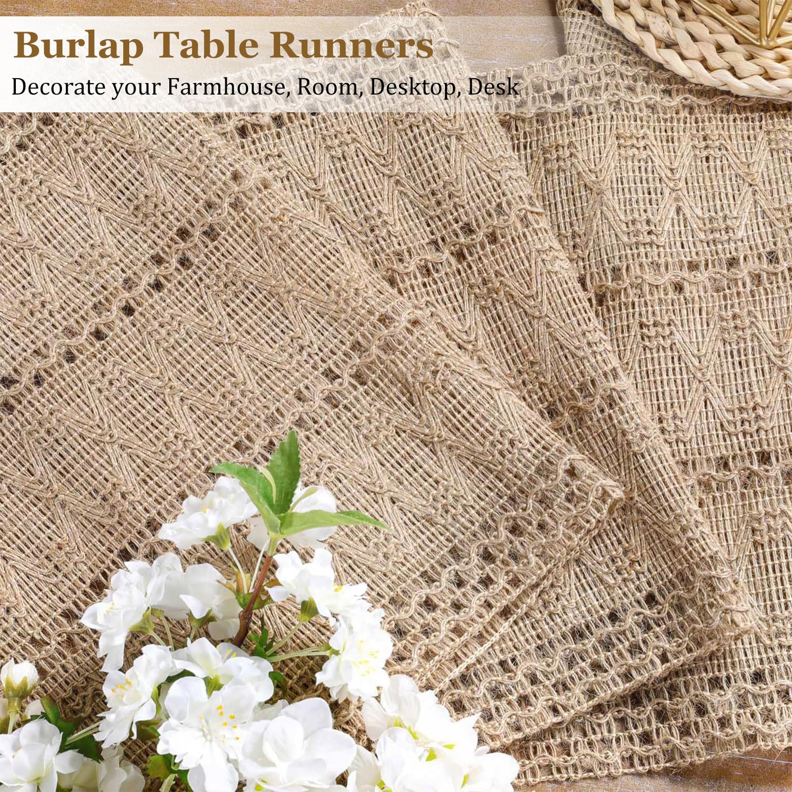 Detalle de la textura suave del runner Niviy boho.