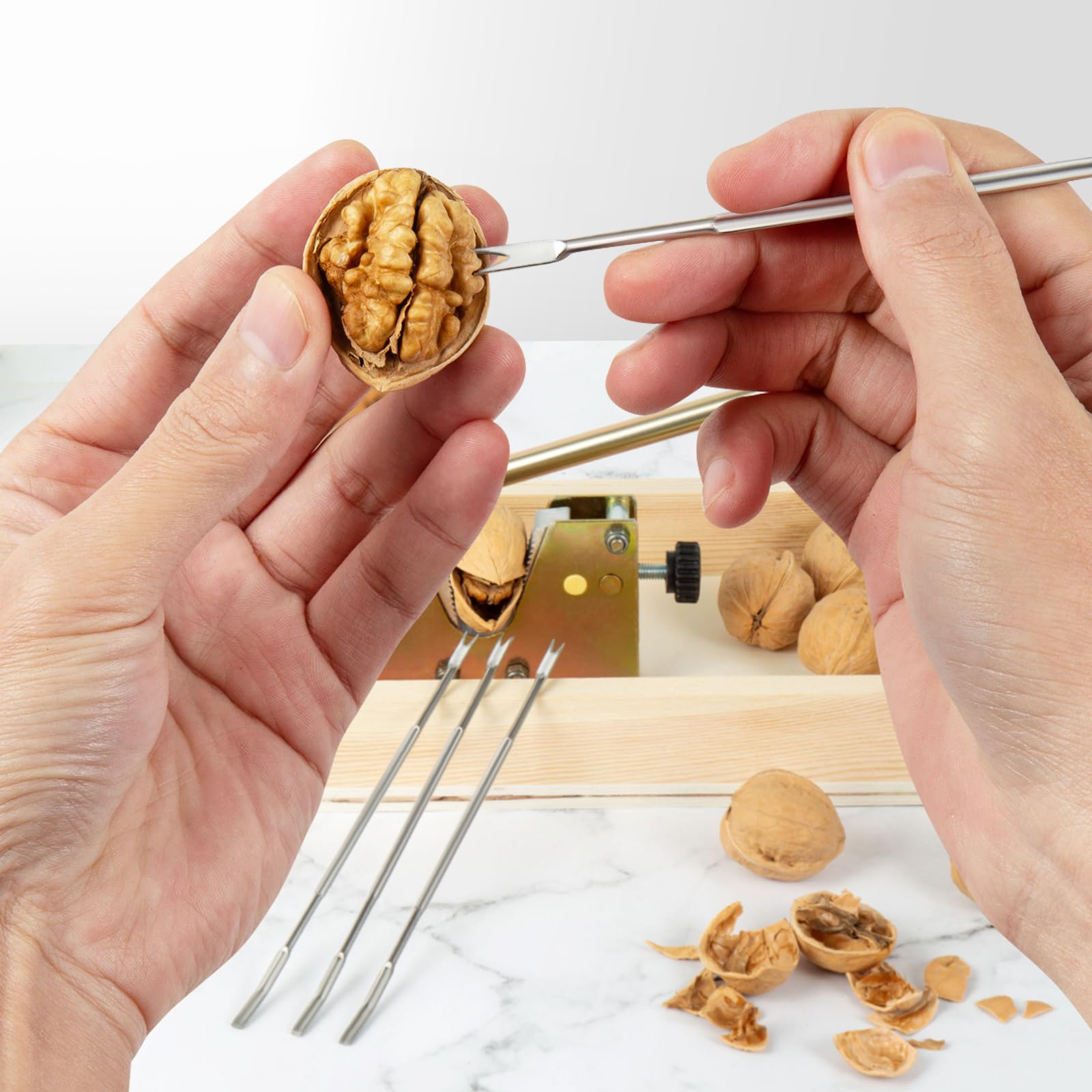 Nizodo ajuste de tamaño para diferentes nueces, precisión.