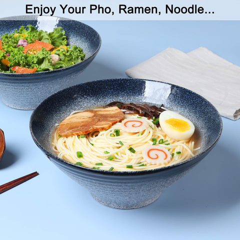 NJCHARMS cuenco ramen apto para lavavajillas, limpieza rápida