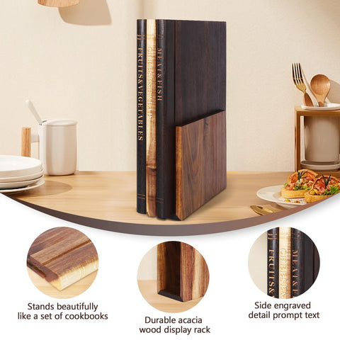 NKDFRI regalo único: tablas libro para amantes de la cocina.