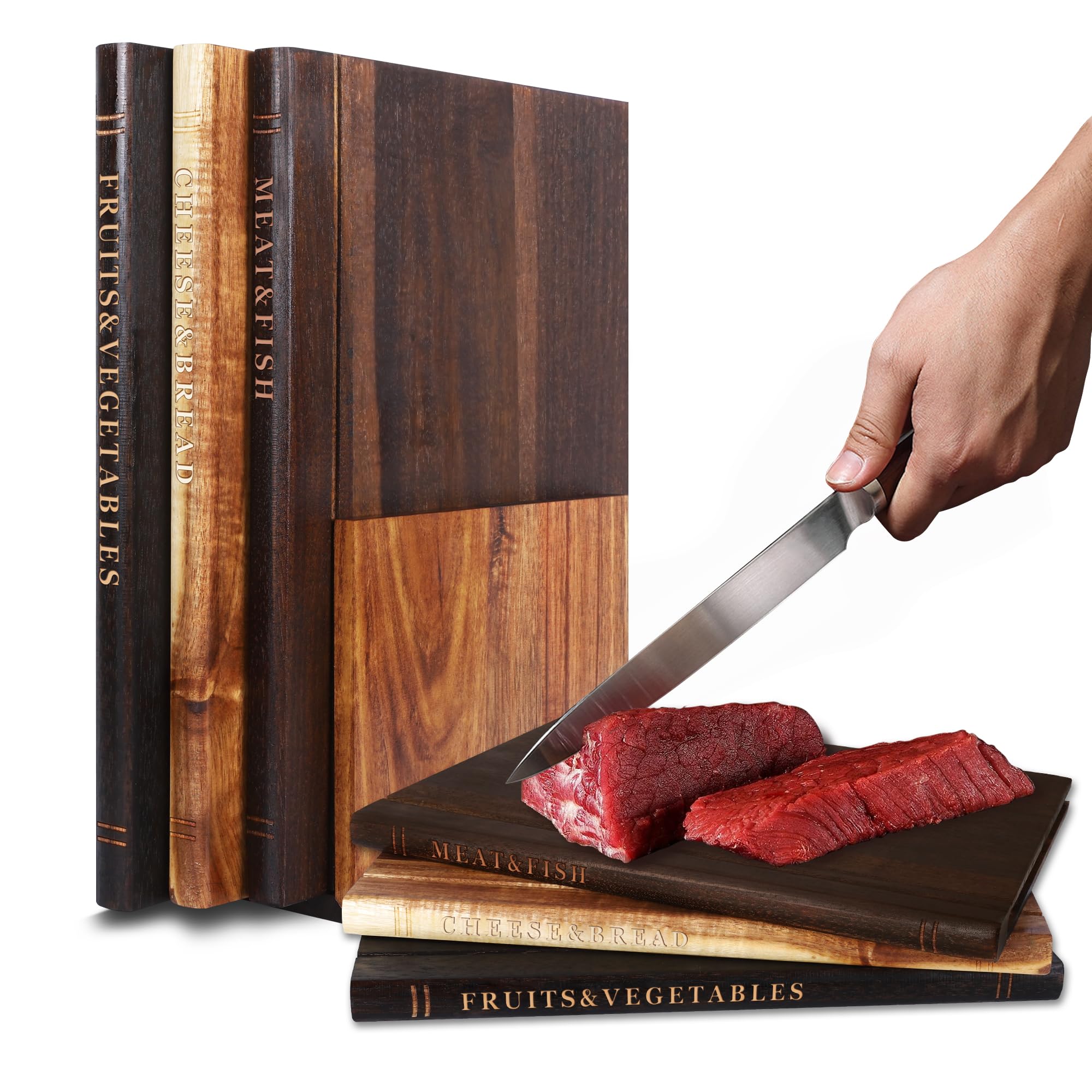 NKDFRI set de tablas libro con soporte: organización y estilo en la cocina.