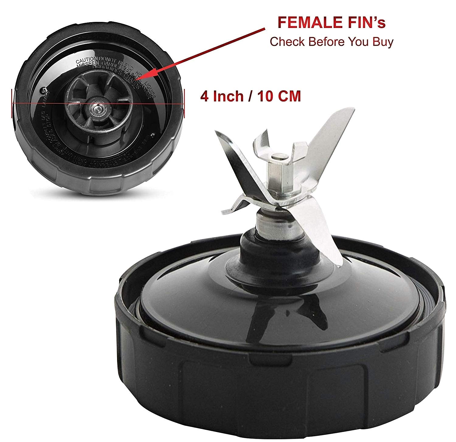 NLSD Ninja, hoja inferior compatible con Auto iQ BL480/BL482.