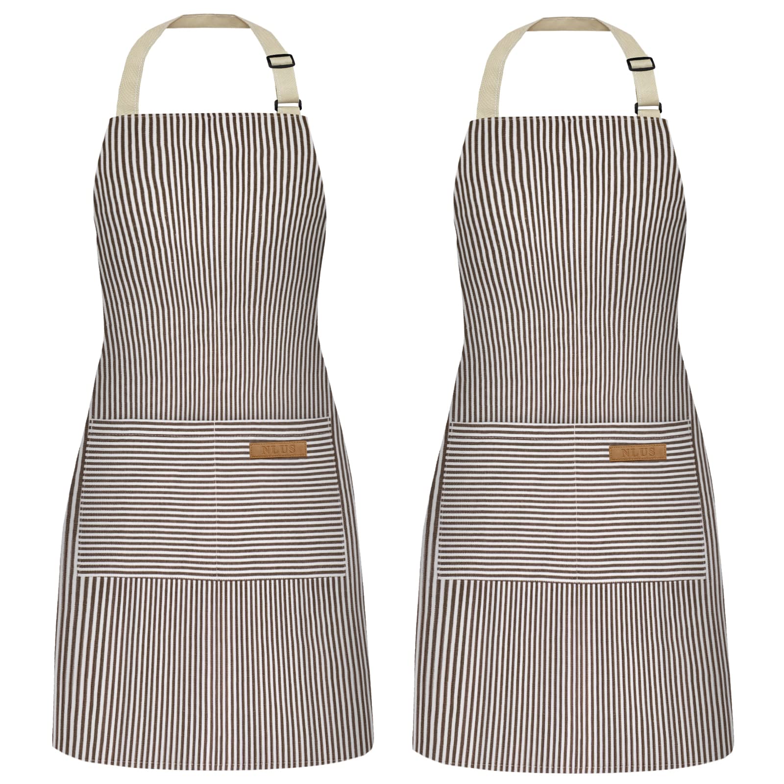 NLUS delantal cocina mujer bolsillos, comodidad y almacenamiento al cocinar.
