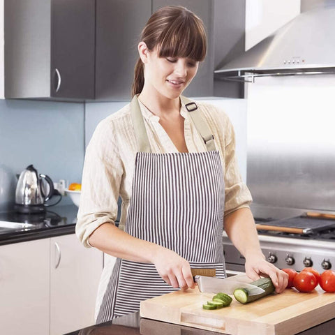 NLUS delantal de uso diario para tareas de cocina y barbacoas