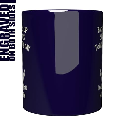 Taza NM NEXTMUG, exterior azul cobalto aporta elegancia y misterio.