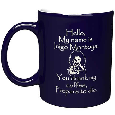 NM NEXTMUG taza grabada azul cobalto, toque elegante para casa u oficina.