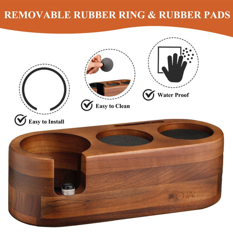 MOJAE madera de nuez natural aporta durabilidad y estilo.