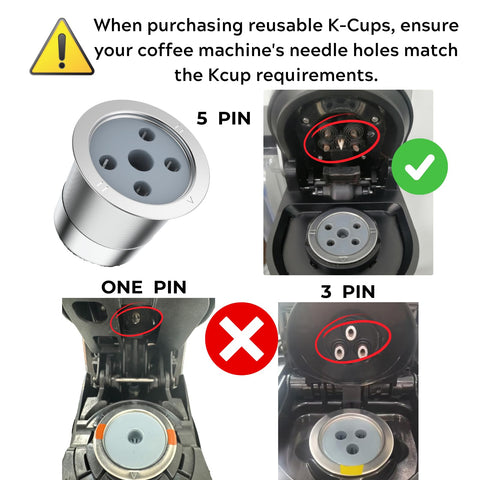 NoALTO K-Cup de acero inoxidable, libre de BPA y DEHP