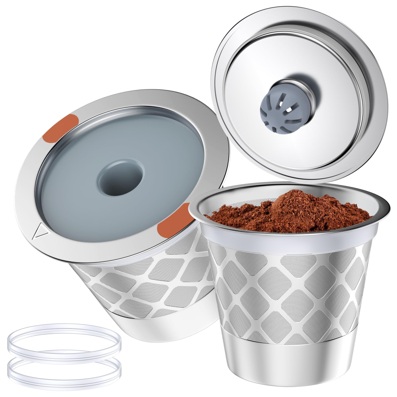 NOALTO filtro K-Cup reutilizable con compatibilidad amplia para Keurig.