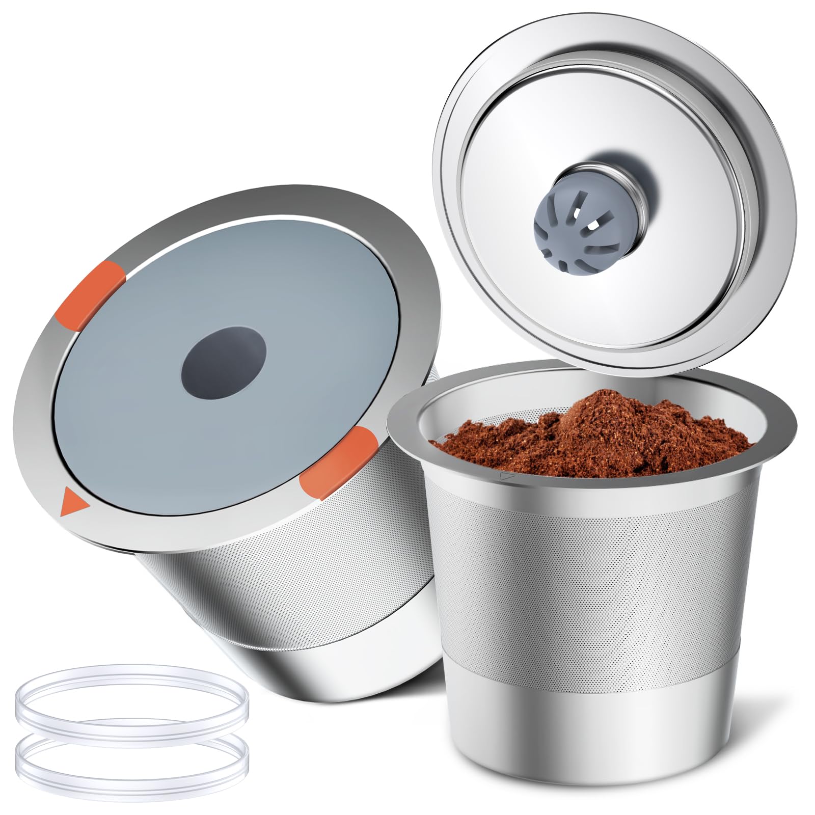 NOALTO cápsulas reutilizables compatibles con Keurig para una preparación de café más ecológica.