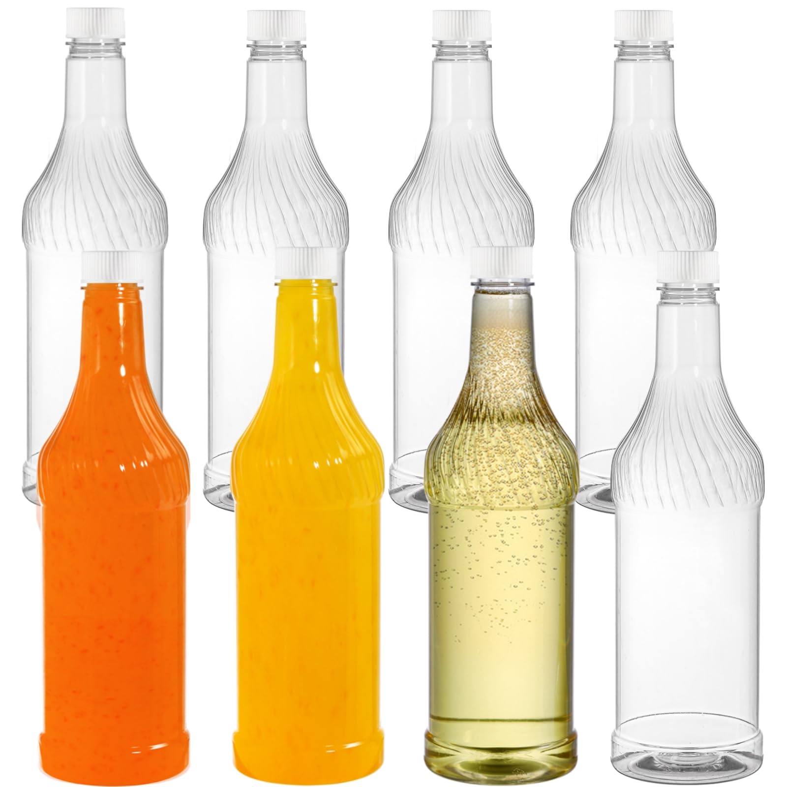 Noamus botellas 1L con tapas blancas, ideales para transportar bebidas con seguridad.