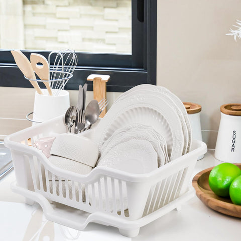 Noamus escurridor de gran capacidad para platos y tazas.