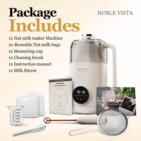 NOBLE VISTA: set completo de accesorios para recetas caseras.