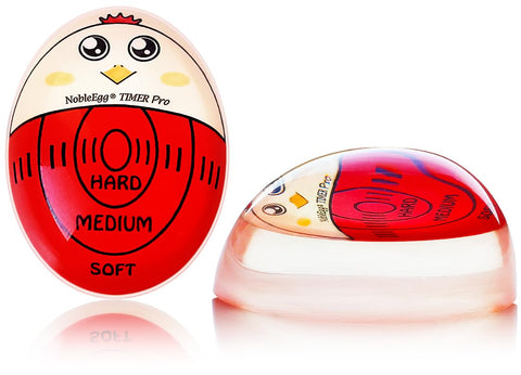 NobleEgg Pro ofrece medición precisa para huevos suaves, medianos o duros.