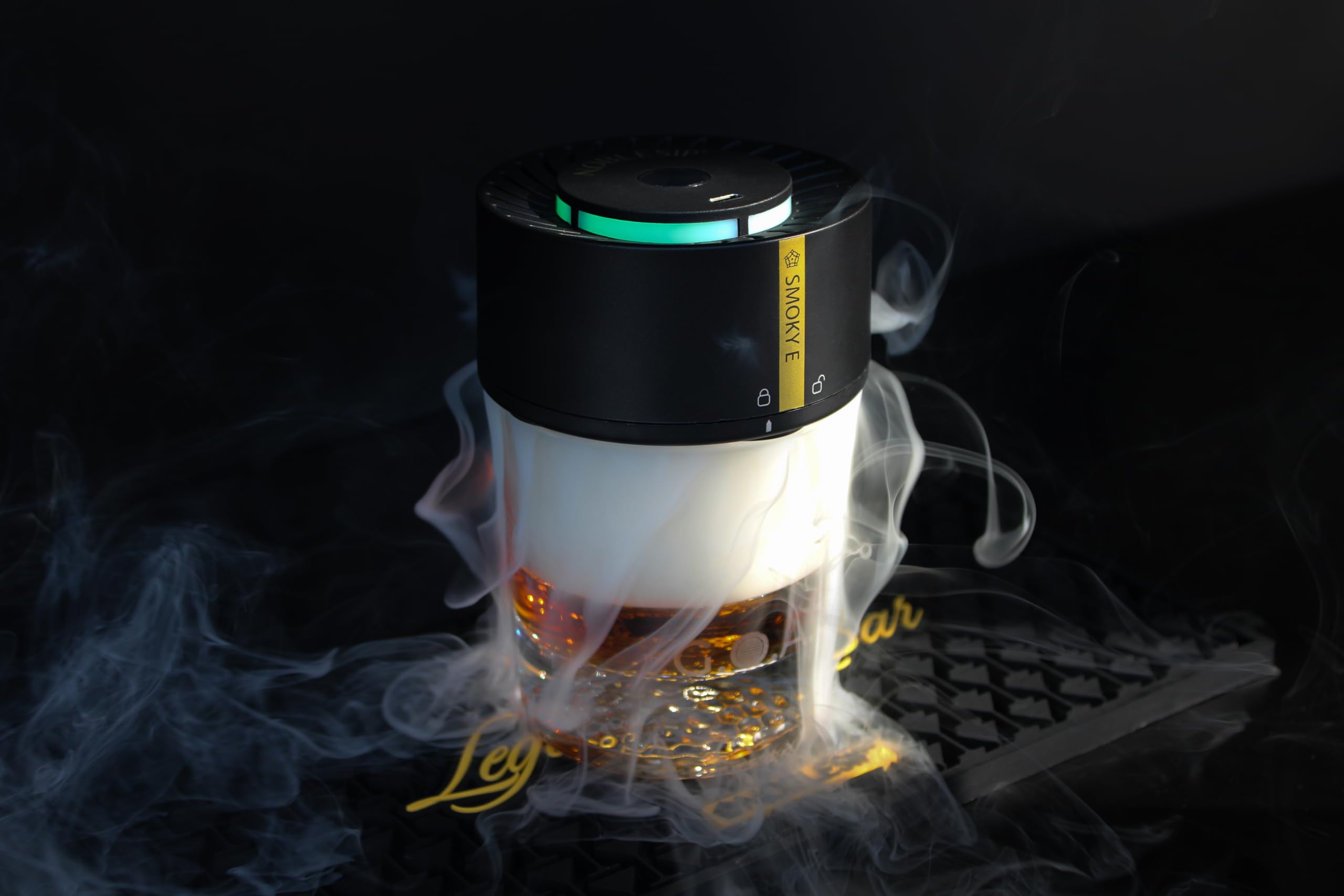 NOBLESIP Ahumador Kit: operación con una tecla para cocteles ahumados fáciles.