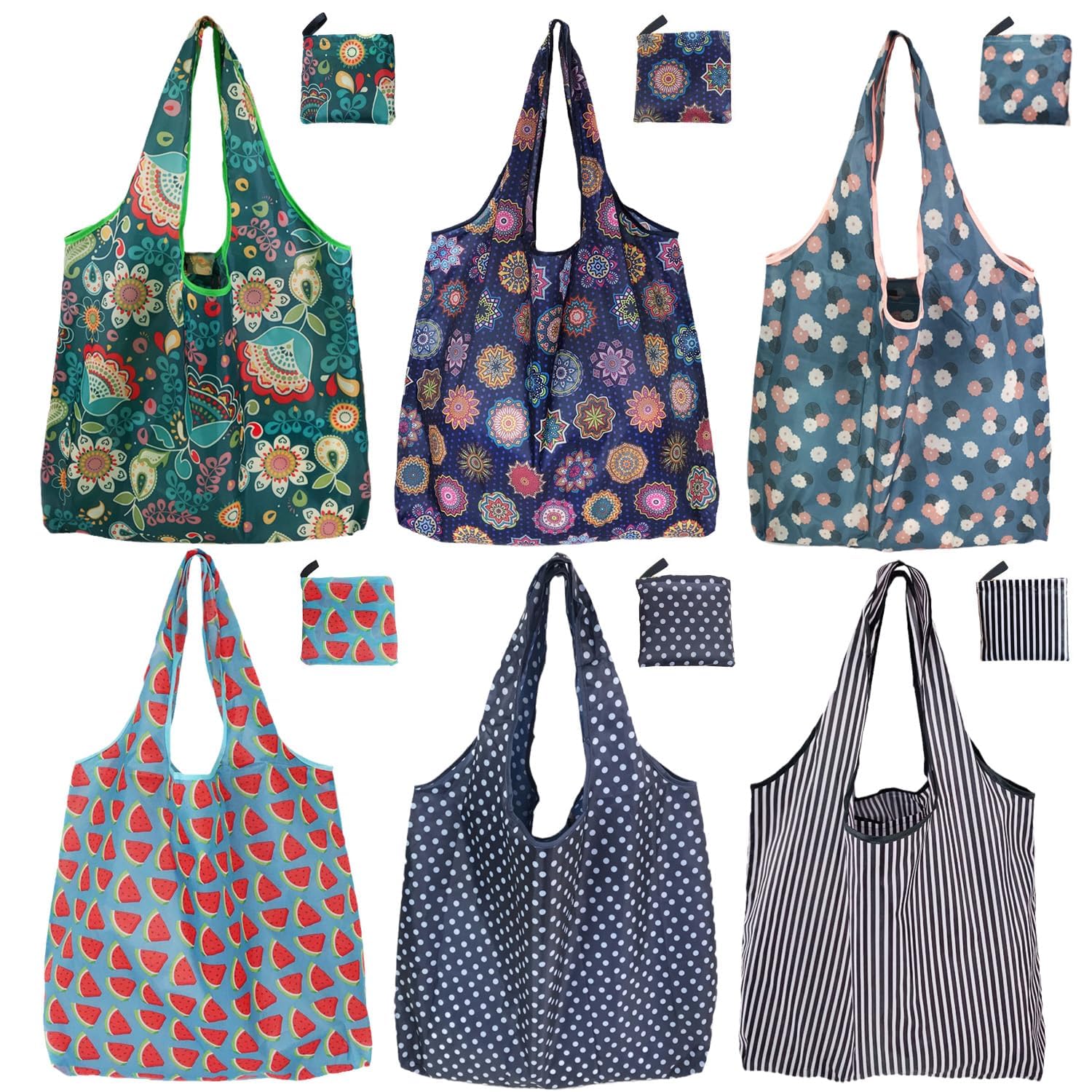 Noilk bolsas de compra reutilizables con capacidad de 50 libras para cargas pesadas.