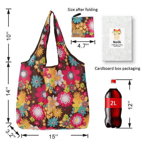 Noilk bolsa plegable para guardarla en el bolso sin ocupar espacio.