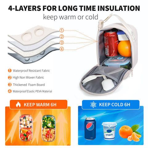 Bolsillo interior para utensilios con cremallera en bolsa NOL