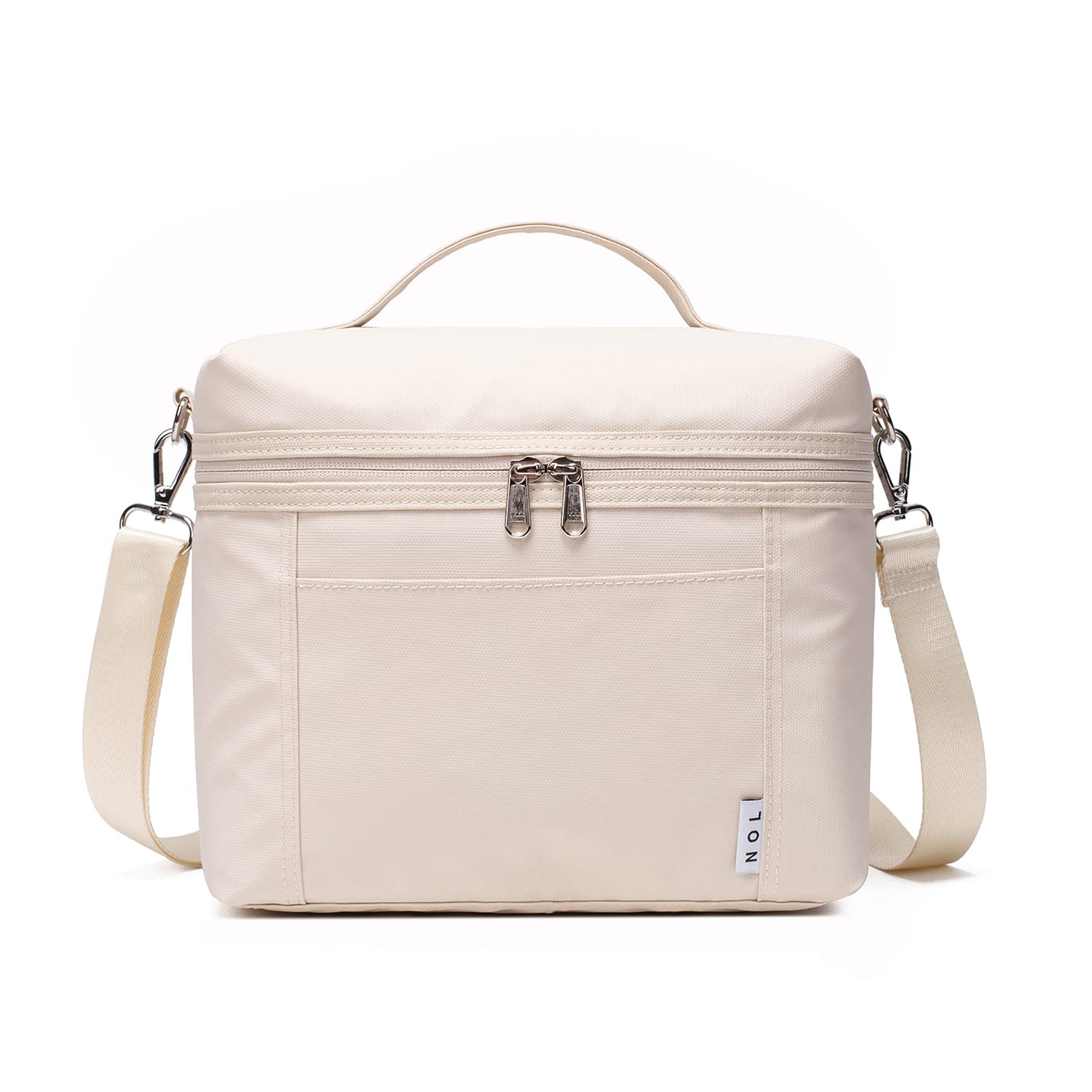 NOL bolsa de almuerzo exterior crema, ideal para la oficina