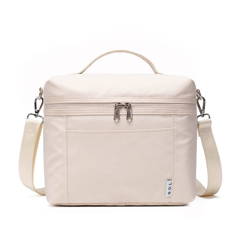 NOL bolsa de almuerzo exterior crema, ideal para la oficina