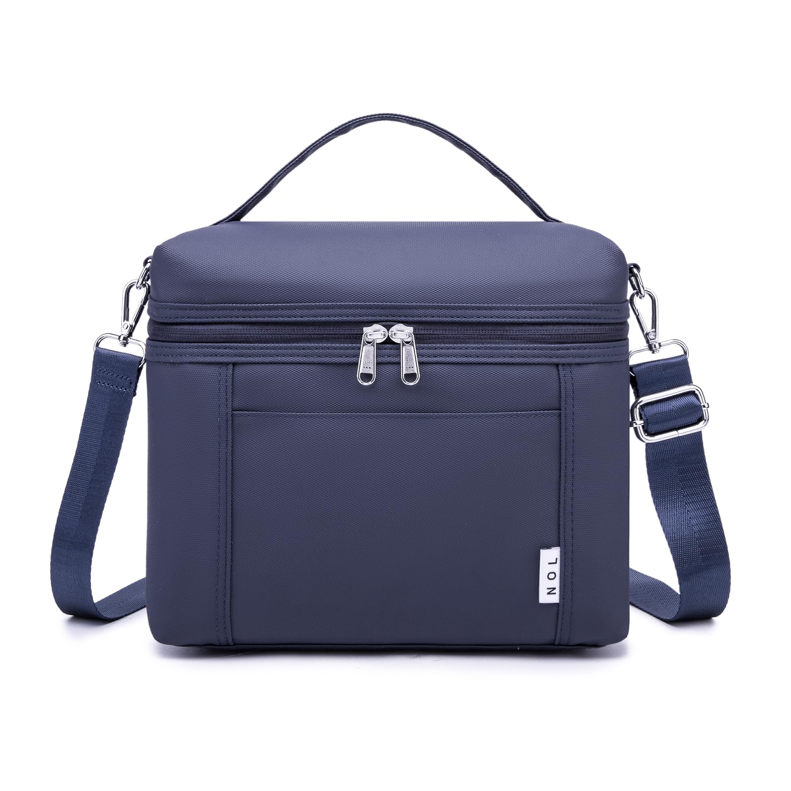 NOL bolsa de almuerzo navy, exterior impermeable para uso diario en el trabajo