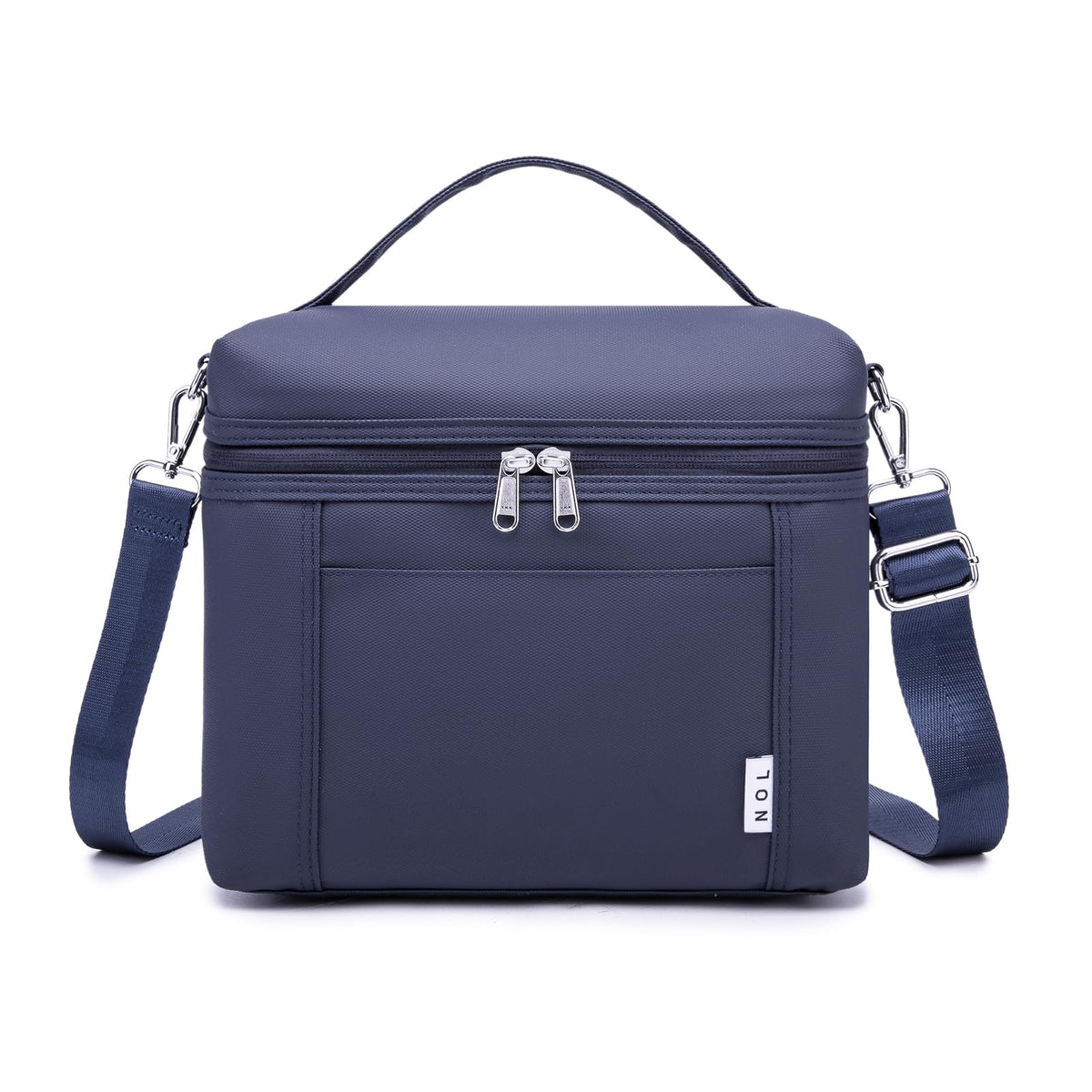 NOL bolsa de almuerzo navy, exterior impermeable para uso diario en el trabajo