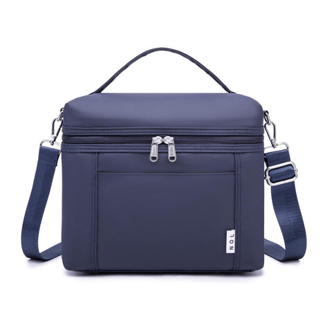 NOL bolsa de almuerzo navy, exterior impermeable para uso diario en el trabajo