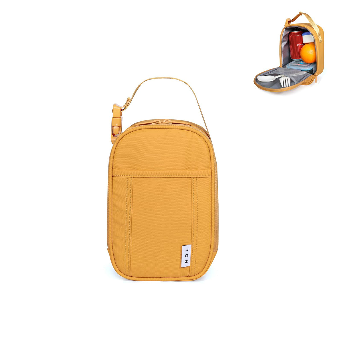 NOL Natural Organic Lifestyle bolsa-almuerzo principal: compartimento aislado para mantener la comida fresca