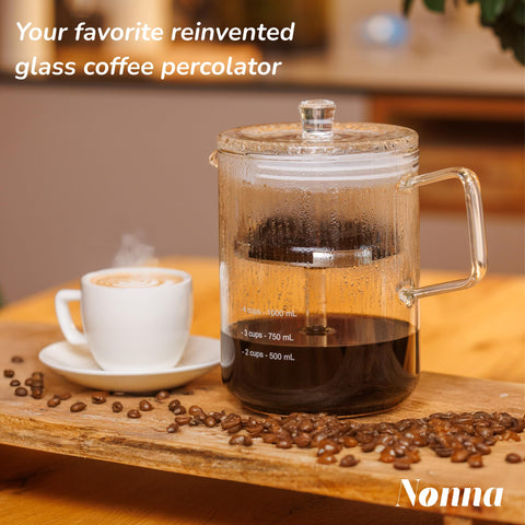 NONNA 2.0 diffusor de calor metálico, cocina uniformemente sin sobrecalentar el café