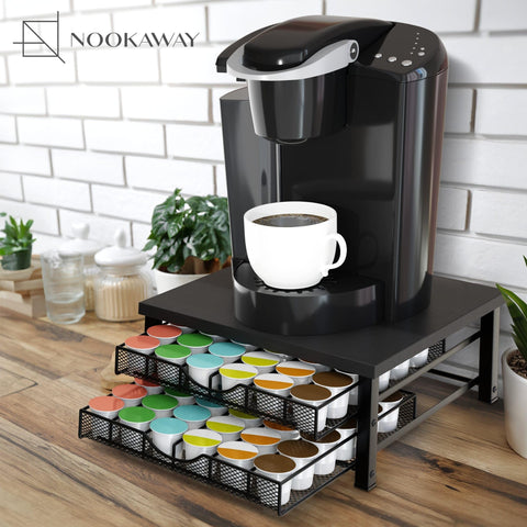 Nookaway cajon deslizante para capsulas de cafe facilita recoger capsulas.