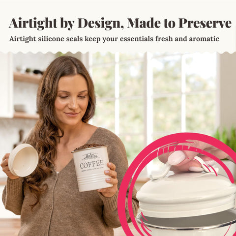 noonberry contenedor café crema Magnolia conserva el aroma y evita humedad