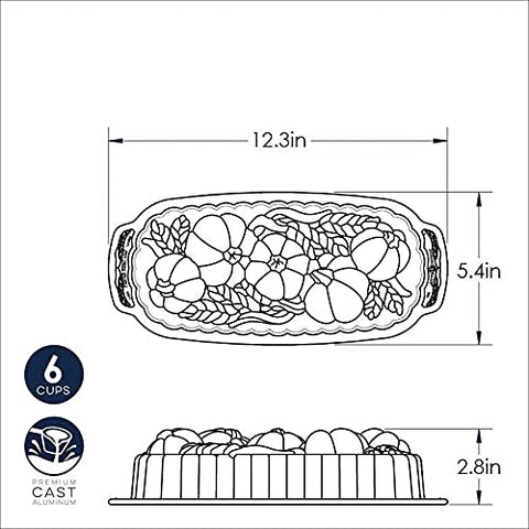 Fabricado en EE. UU. Nordic Ware 93448, calidad duradera.
