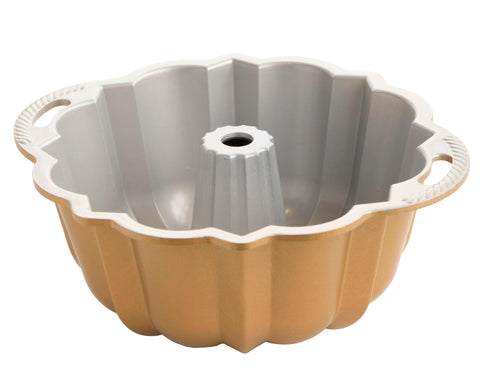 Nordic Ware Bundt Aniversario, recubrimiento antiadherente de silicona para desmoldado limpio