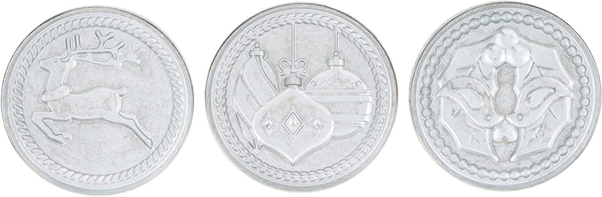 Estampa Nordic Ware para galletas navideñas, diseño detallado para hornear.