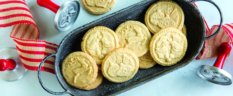 Impresiones 3D de galletas con Nordic Ware Yuletide.