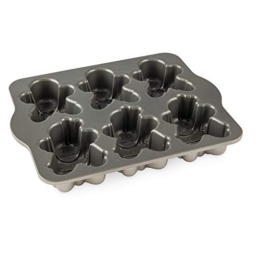 Nordic Ware molde para pan de jengibre, tamaño 12 1/4 por 9 3/4 pulgadas.