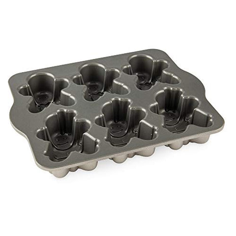 Nordic Ware molde para pan de jengibre, tamaño 12 1/4 por 9 3/4 pulgadas.