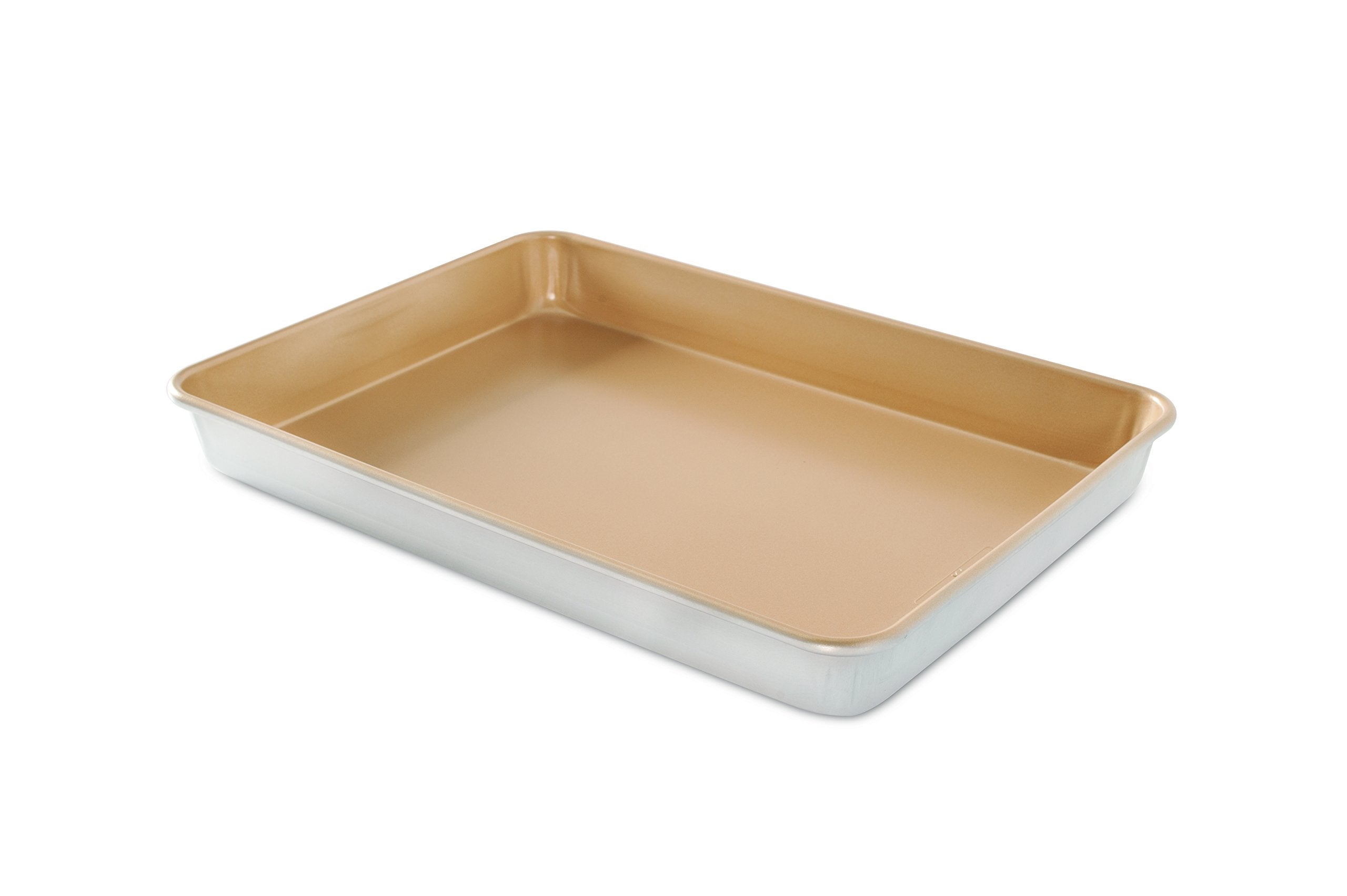 Nordic Ware Naturals con interior antiadherente para desmoldeo y limpieza.