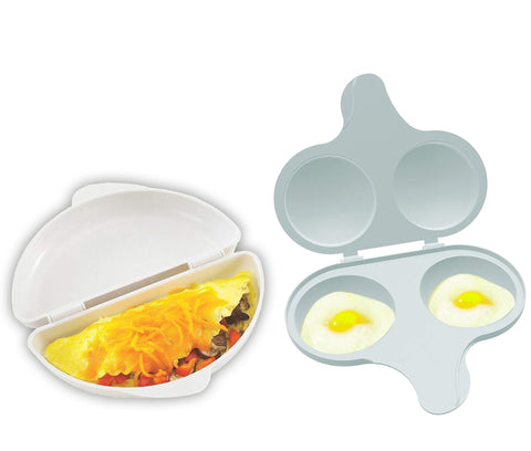 Nordic Ware sartén para omelette, desayuno rápido en casa