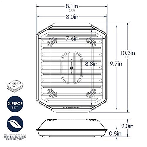 Tocino Nordic Ware apto para horno hasta 400°F