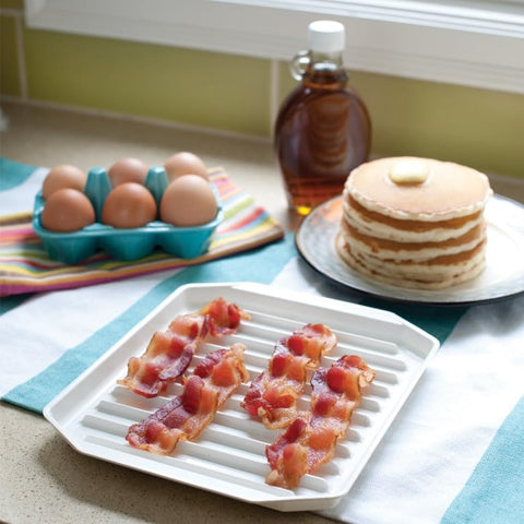 Tocino Nordic Ware apto para microondas para cocción rápida