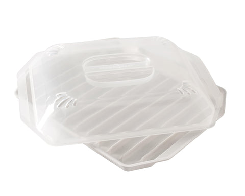 Nordic Ware tocino con tapa, cocción limpia en microondas