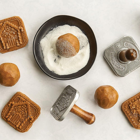 Nordic Ware estampa jengibre niña, diseño encantador para galletas.