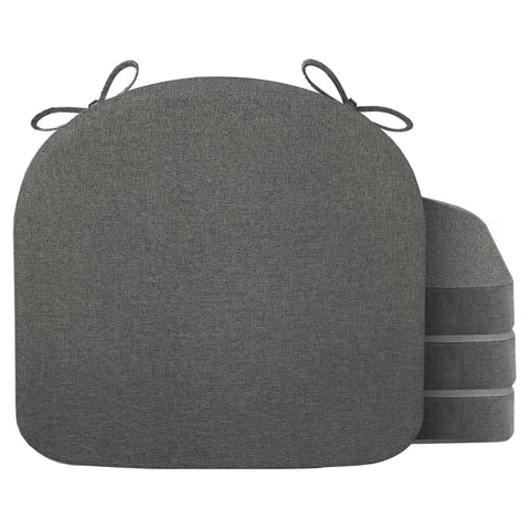 Nordjager cojines silla comedor set 4: mayor comodidad para largas comidas en casa.