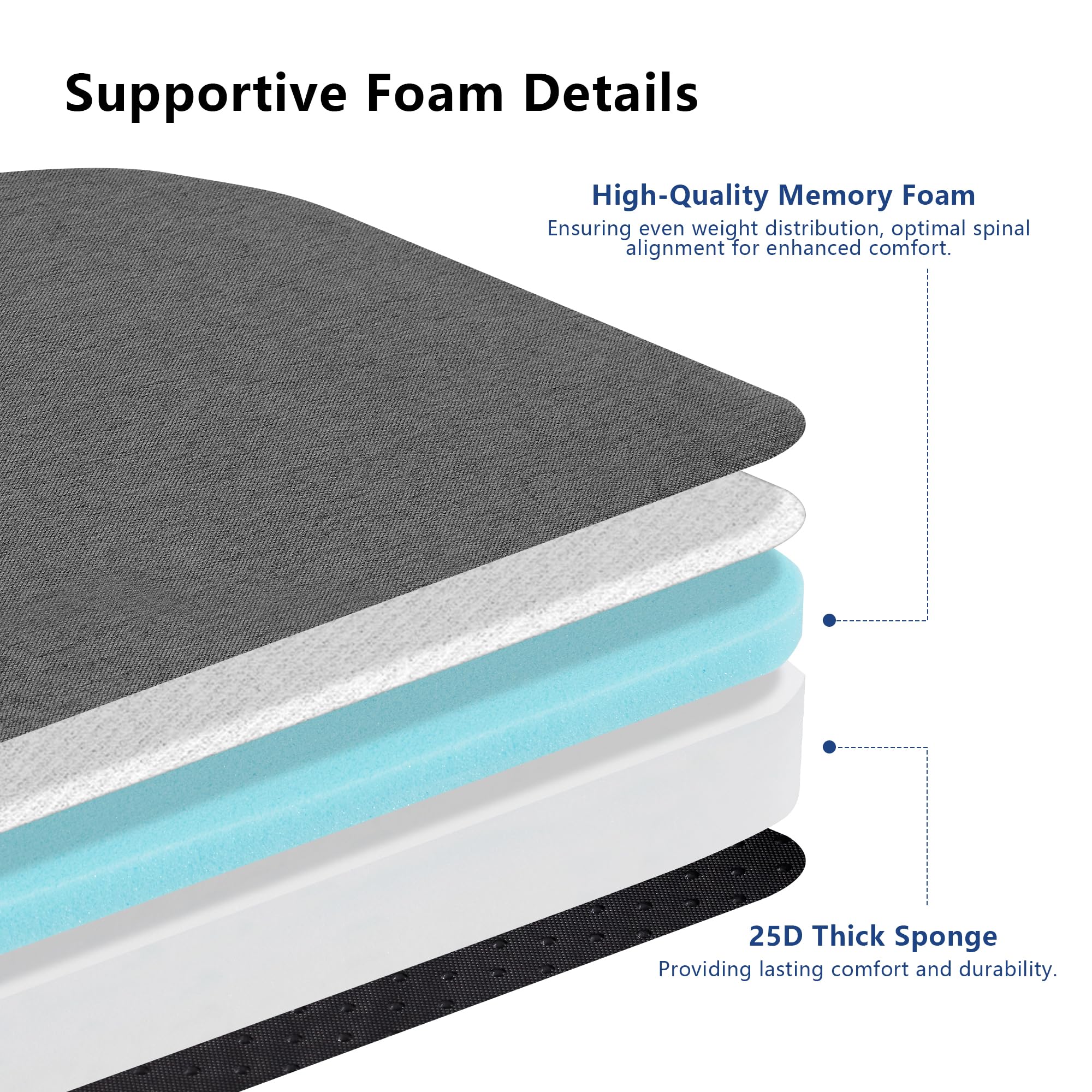 Nordjager funda lino frente suave y respaldo TPU impermeable para derrames.