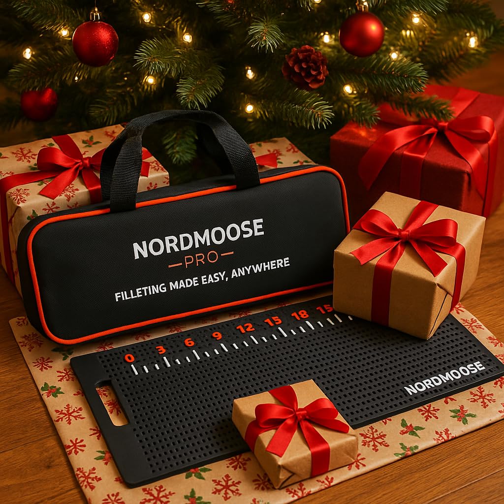 Nordmoose uso-en-pesca-y-cocina: versión versátil para muelle, barco o casa.